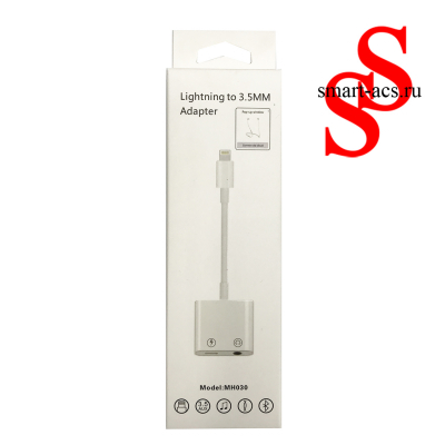 Переходник 2в1 с выходом Lightning MH030
