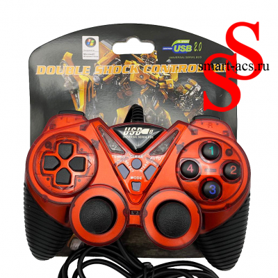 Игровой контроллер USB-906, красный